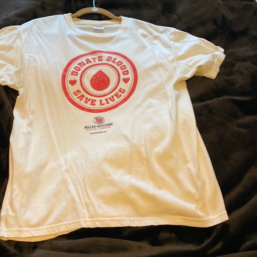 Custom Tee. Large. White.